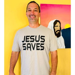 JESUS SAVES Cool Fitness Shirt