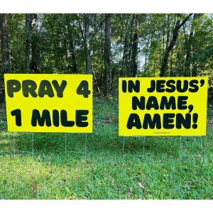 Prayer Mile Road Sign